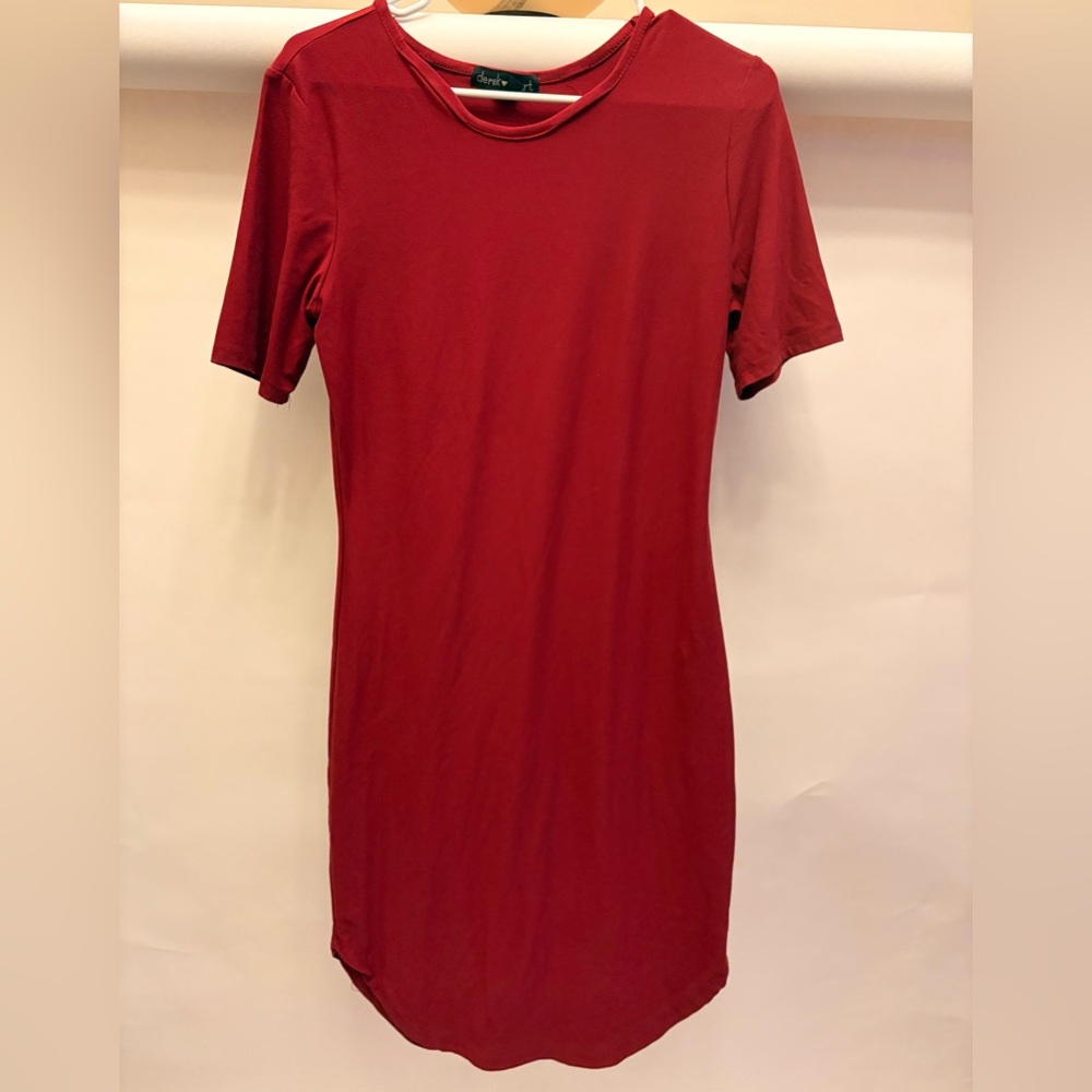 Derek Heart Vibrant Red Top